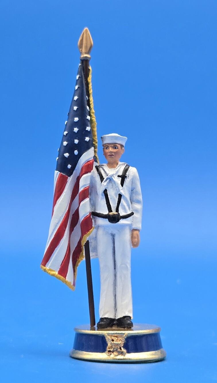 Hamilton Field of Honor Chess Piece Replacement - US Navy Rook Flag Bearer